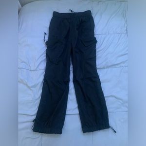 Black Cargo pants size M oversized